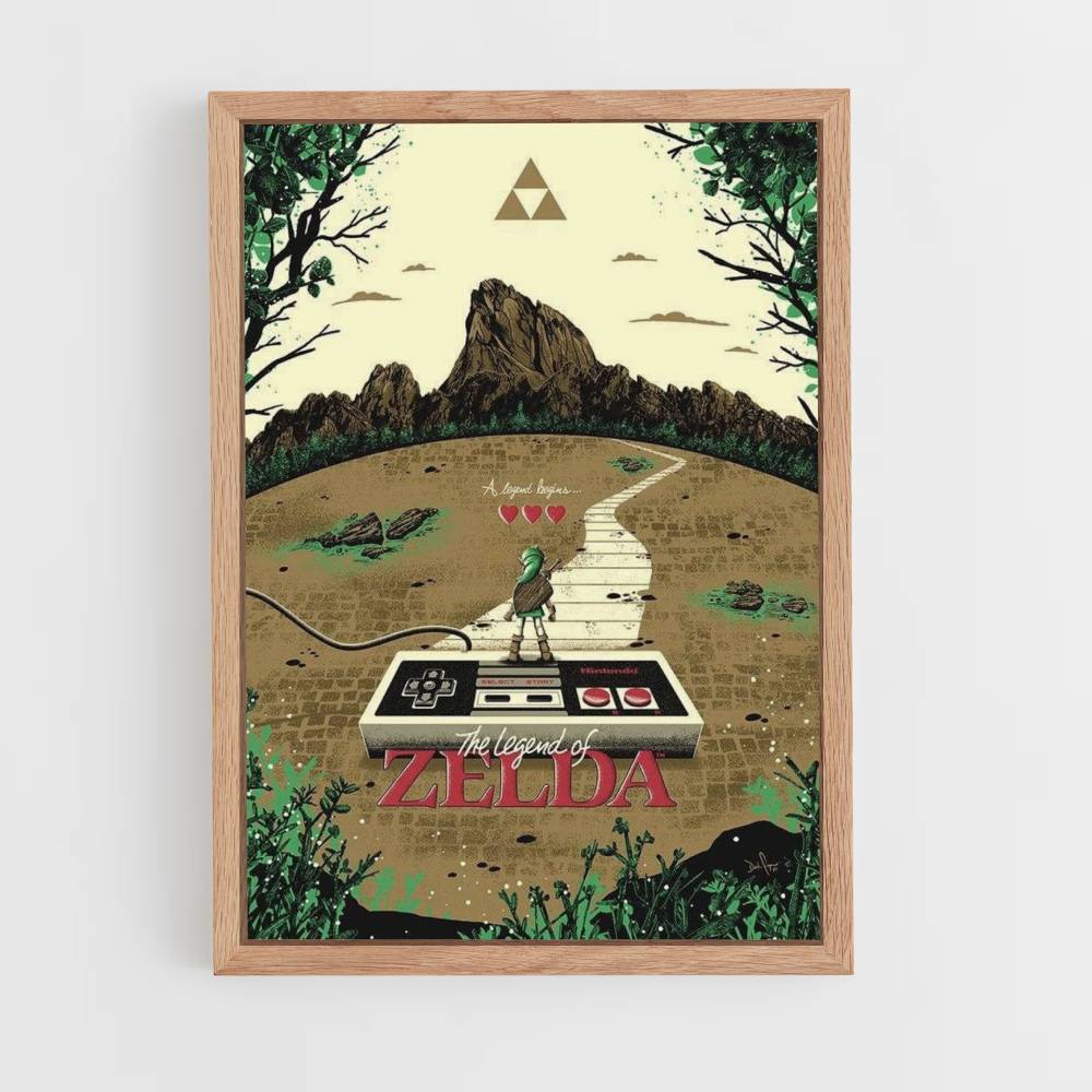 Affiche Zelda NES