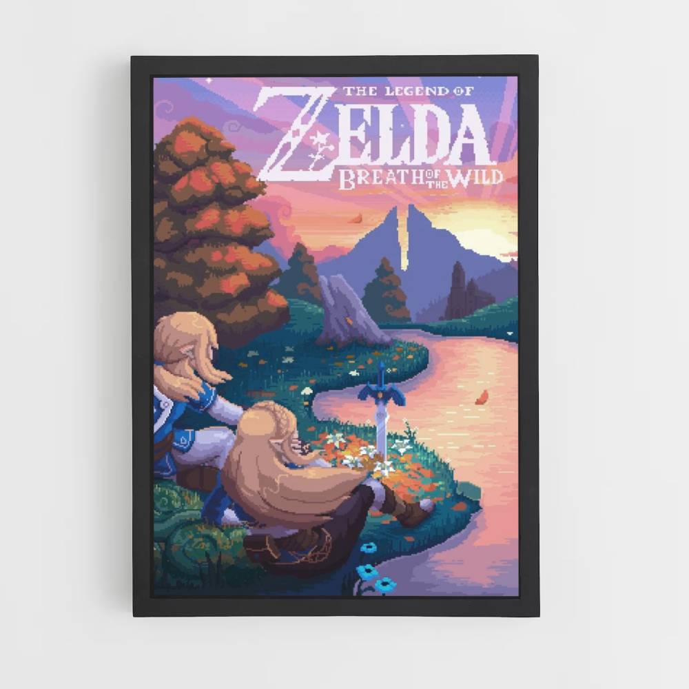 Poster Zelda Pixelart