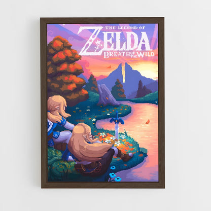 zelda-14 cadre Bois foncé