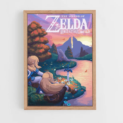 Poster Zelda Pixelart