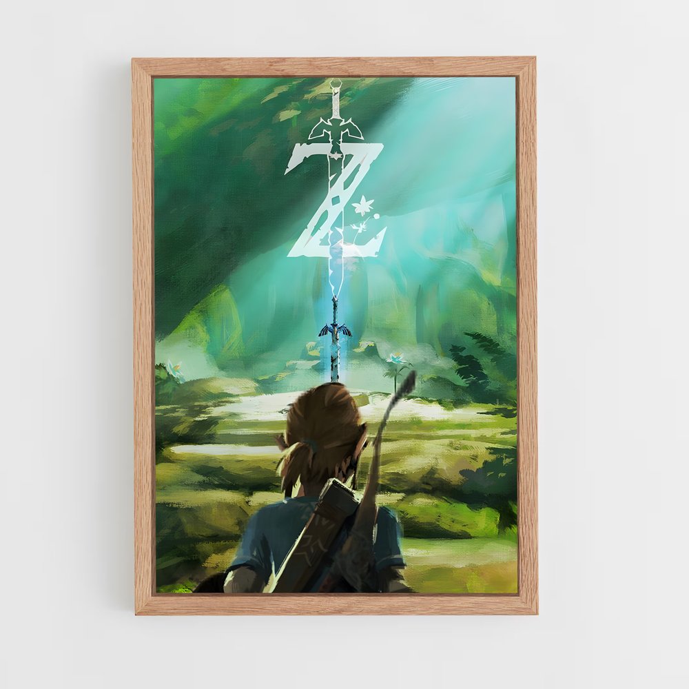 zelda-3 cadre Bois clair