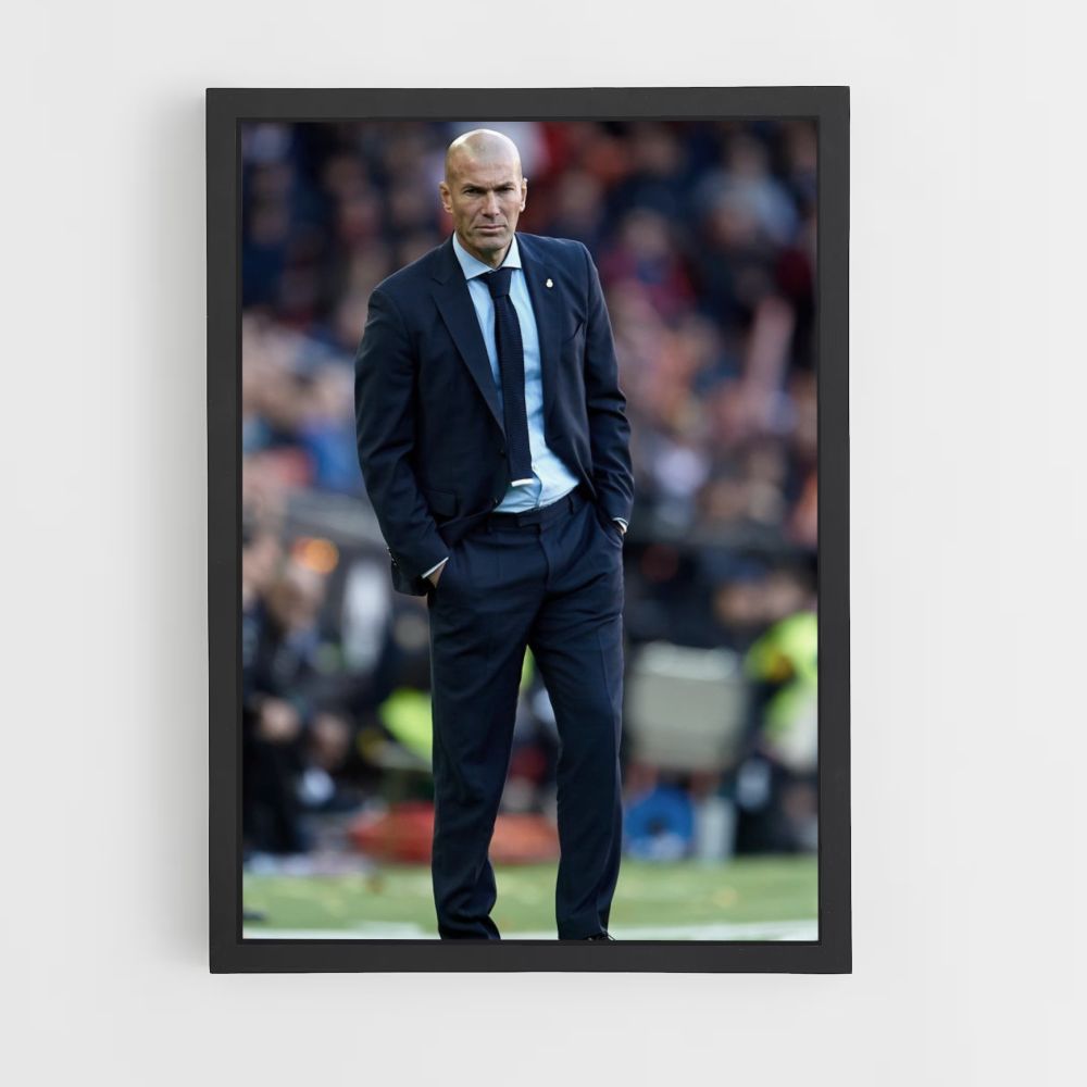 Poster Zidane-kostuum