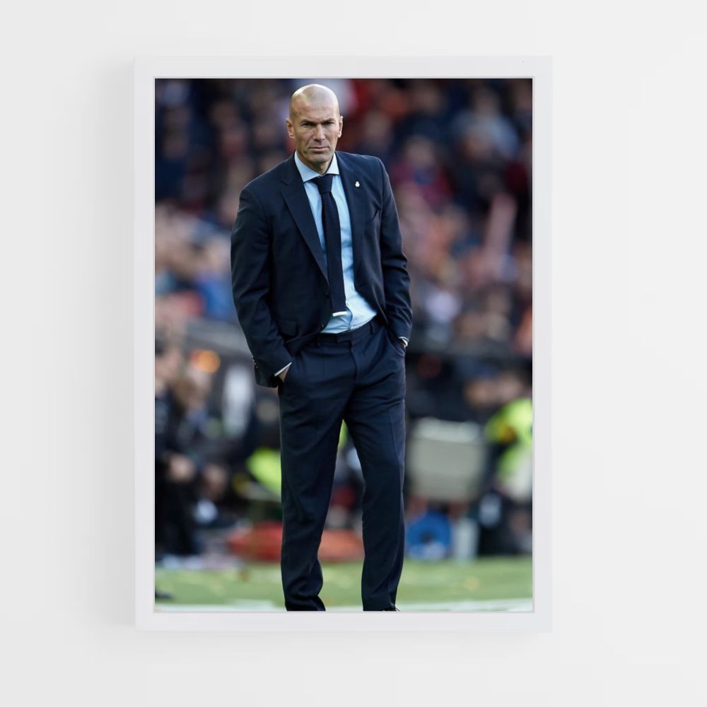 Poster Zidane-kostuum