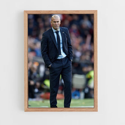 Poster Zidane-kostuum