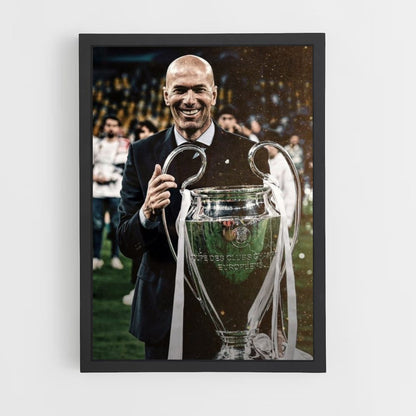 Affiche Zidane-overwinning