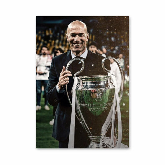 Affiche Zidane-overwinning