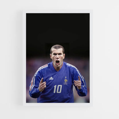 Poster Zidane-doelpunt