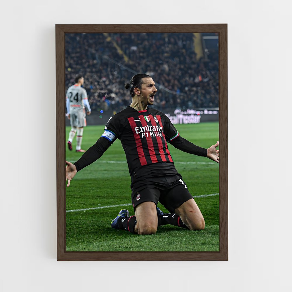zlatan-1 cadre Bois foncé