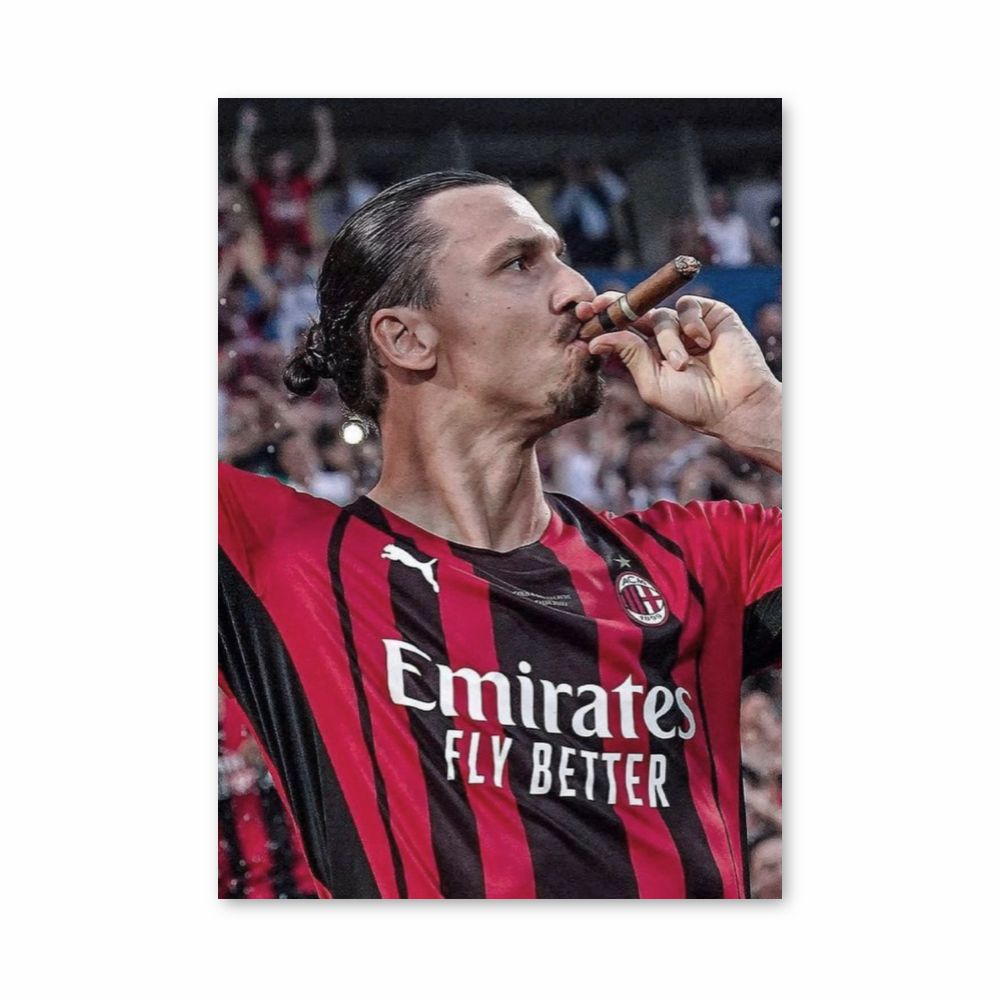 Affiche Zlatan Ibrahimovic Fume