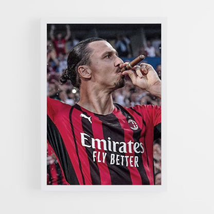 Affiche Zlatan Ibrahimovic Fume