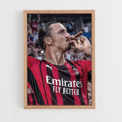 Affiche Zlatan Ibrahimovic Fume